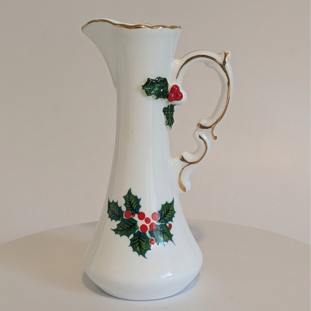 Maruri Masterpiece Enesco Vintage Mini Vase Bone China 4" Bud Flower Vase